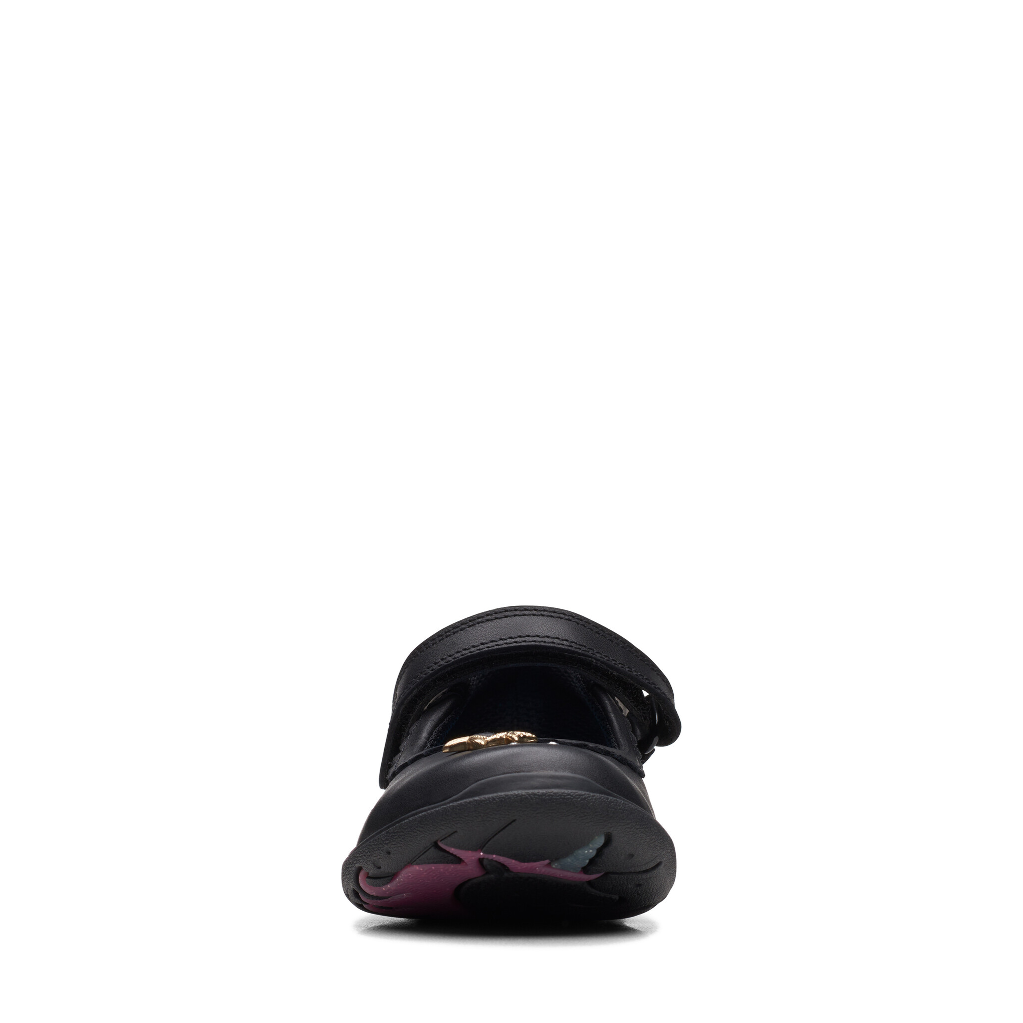 Clarks Relda Sea Infant Black Leather