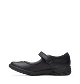 Clarks Relda Sea Infant Black Leather