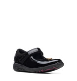 Clarks Relda Sea Infant Black Patent