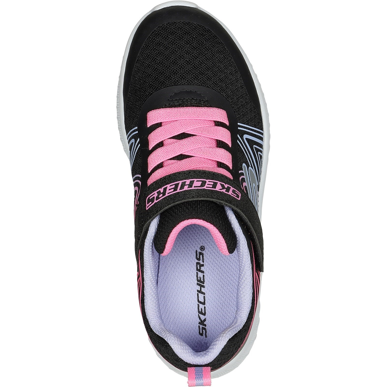 Skechers Microspec Plus Sweet Swirl Black/Multi