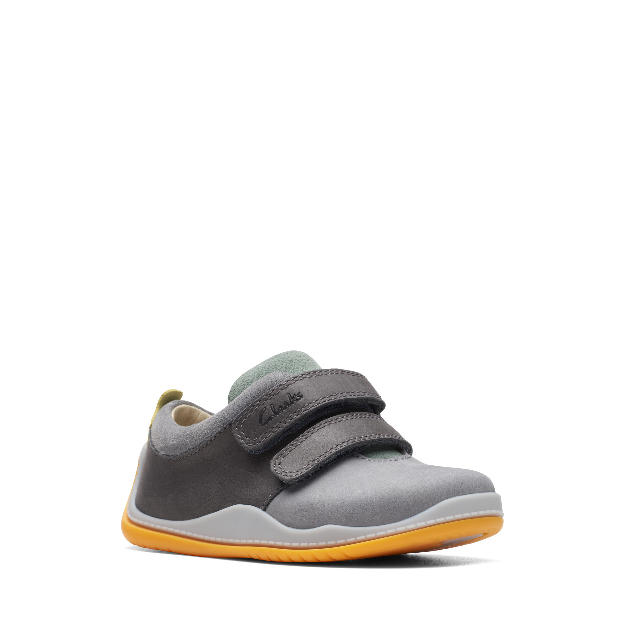 Clarks Noodle Fun Grey/Green Combi