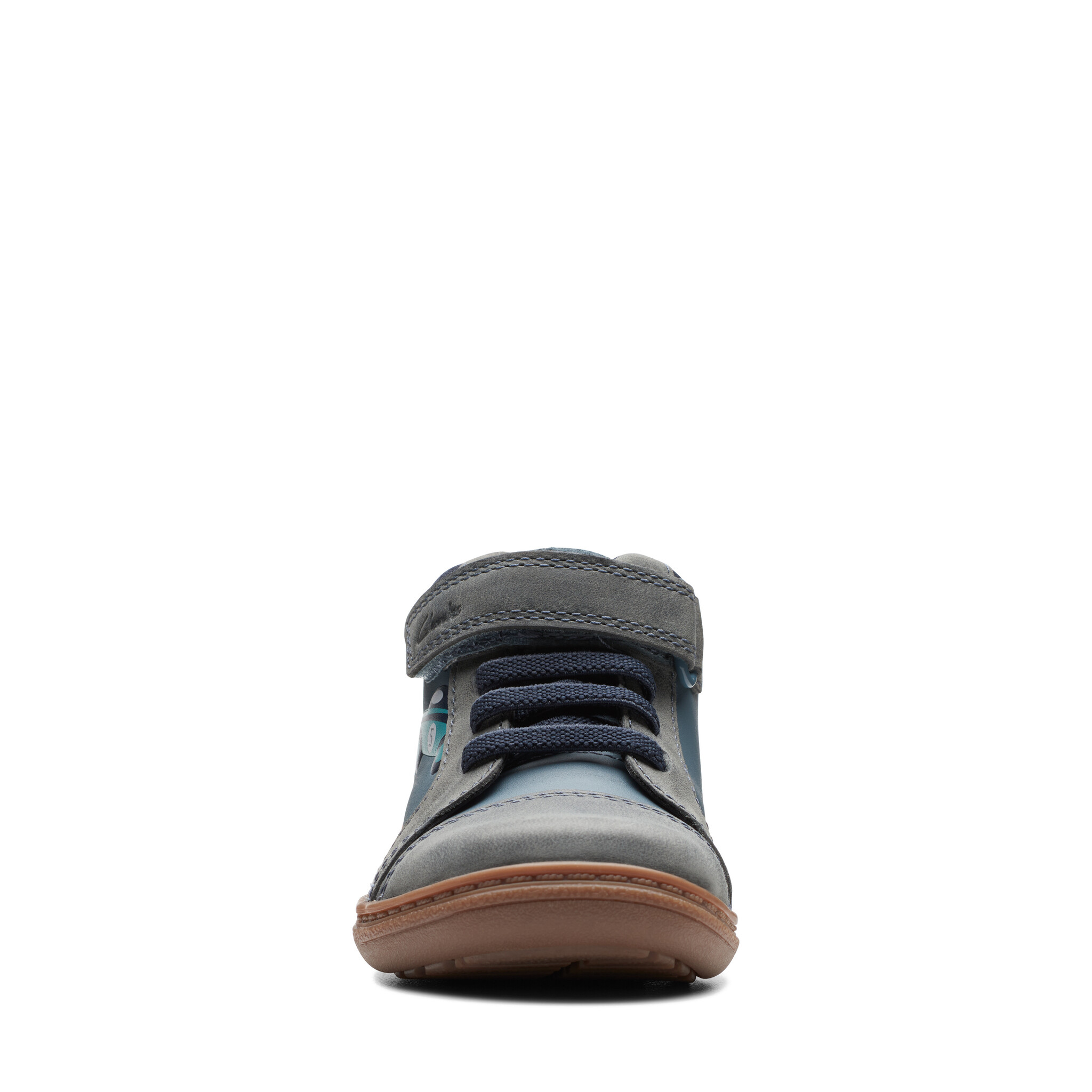 Clarks Flash Retro Denim Blue Leather