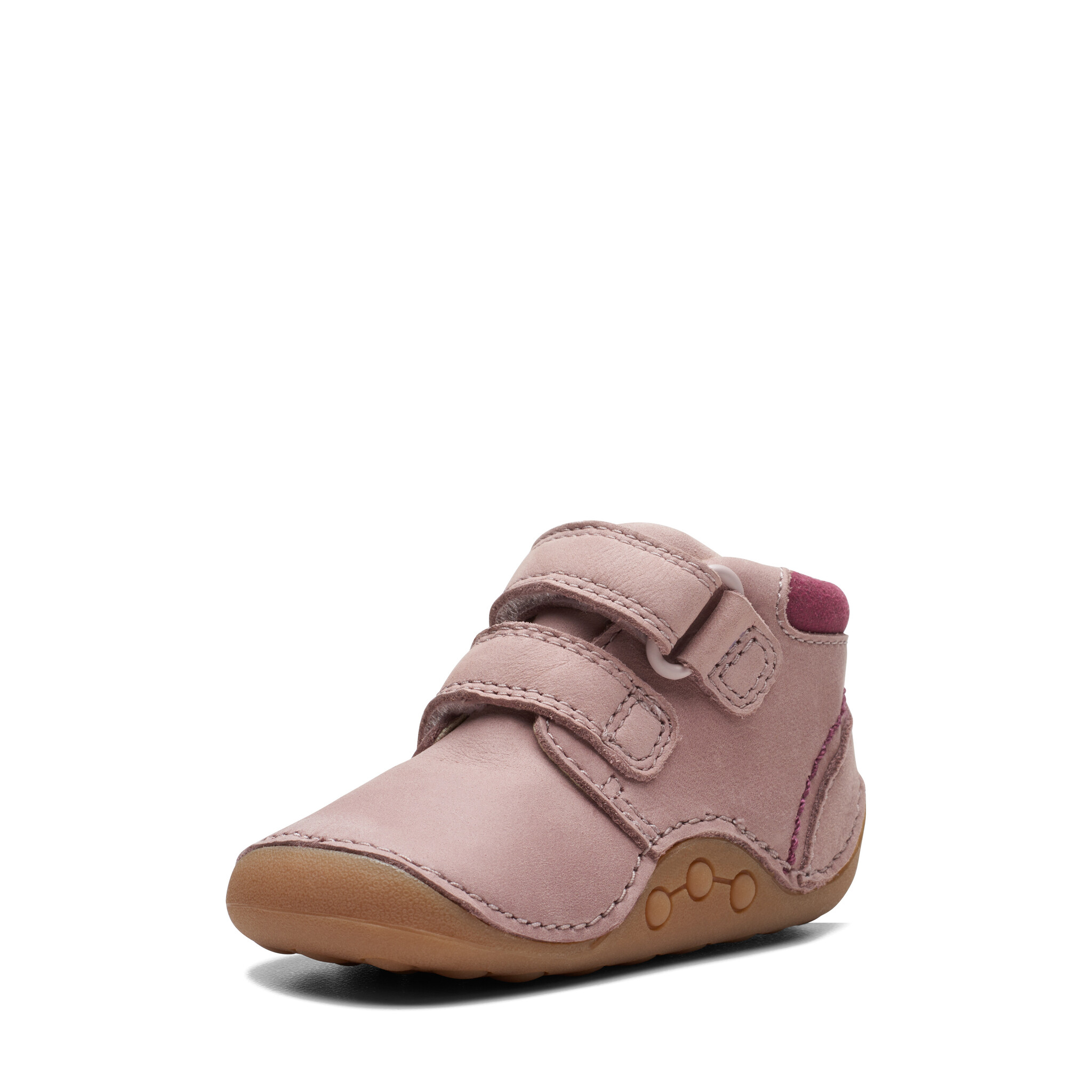 Clarks Tiny Play Dusty Pink