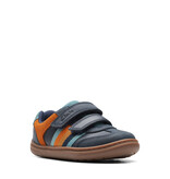 Clarks Flash Den Navy Combi Infant