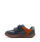 Clarks Flash Den Navy Combi Infant