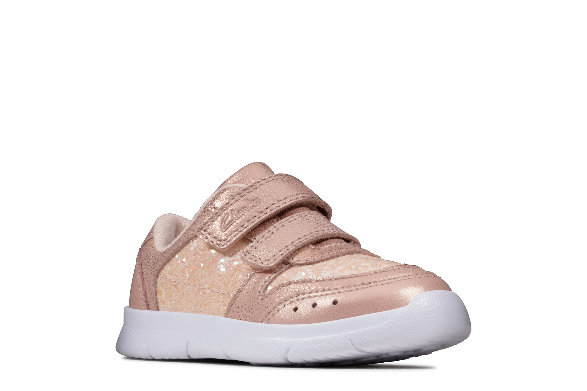 Clarks Ath Sonar Pink Sparkle Junior