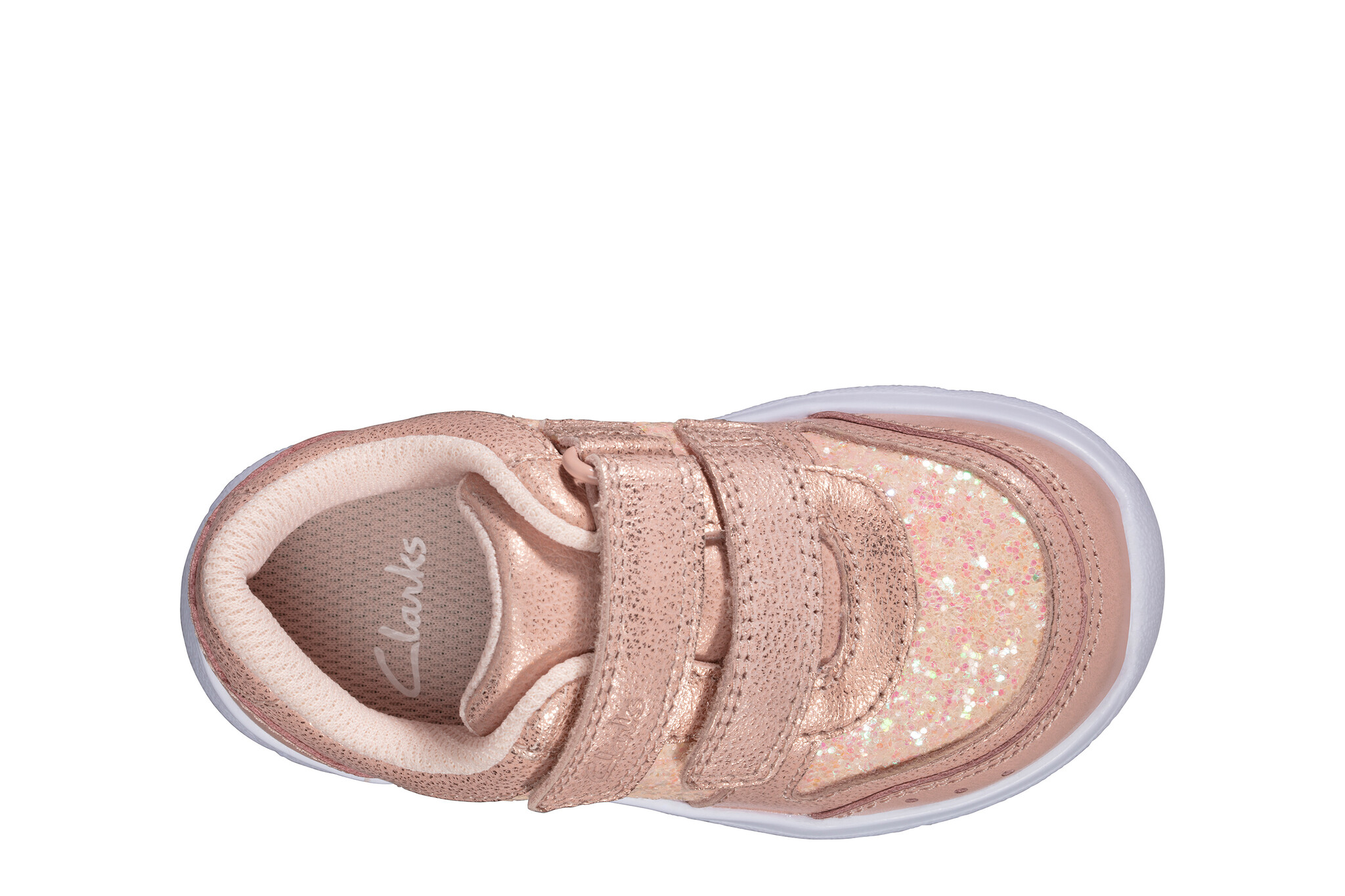 Clarks Ath Sonar Pink Sparkle Junior