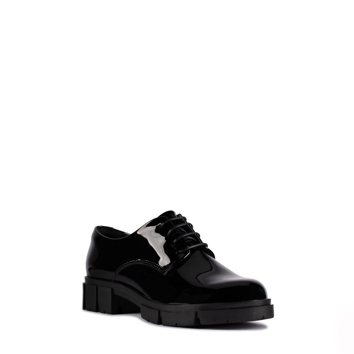 Clarks Teala Lace Black Patent