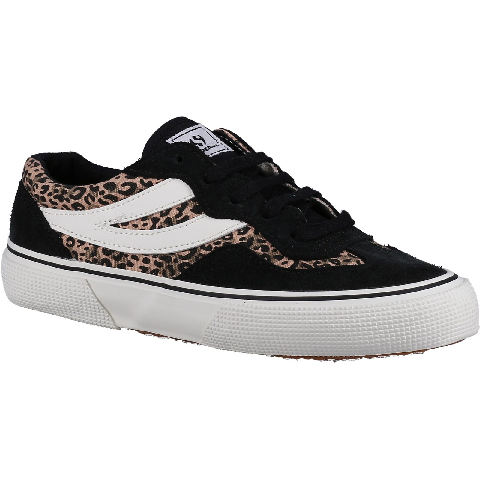 Superga 2941 Revolley Black Micro Leopard