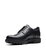 Clarks Batcombe Tie Black Leather