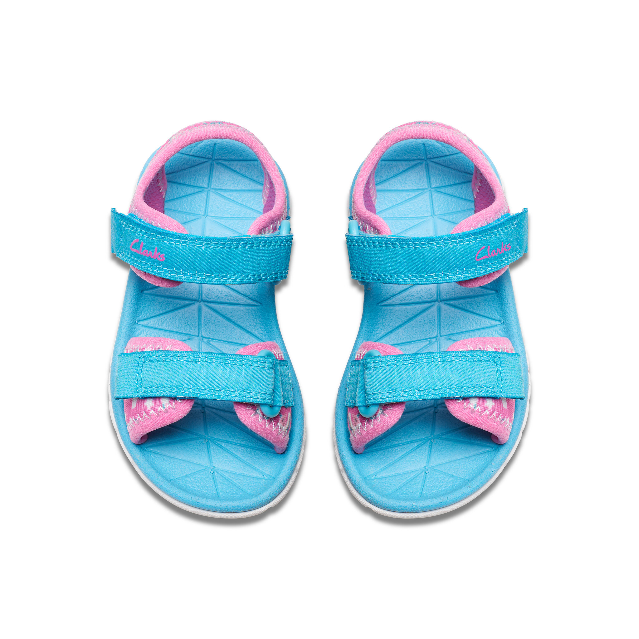 Clarks Surfing Tide Hot Pink Infant