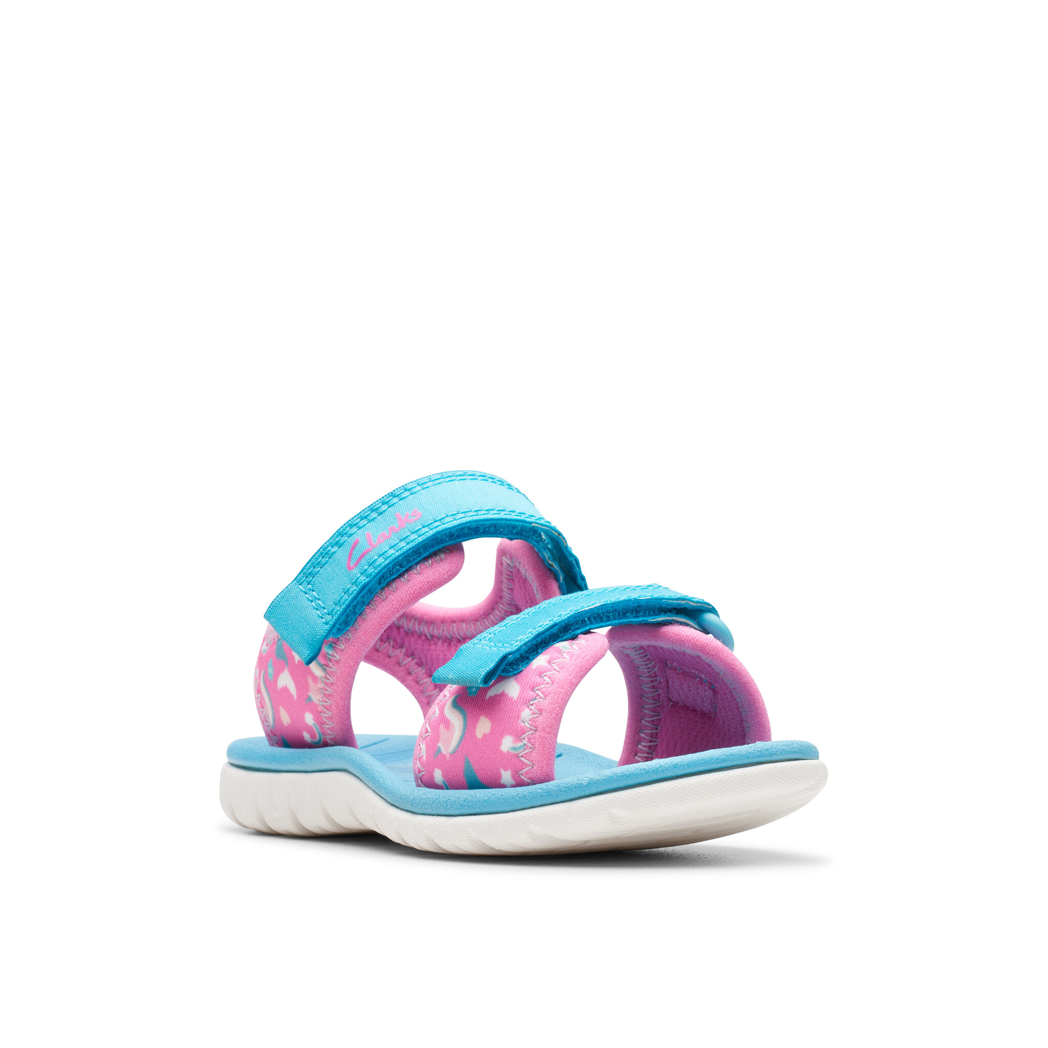 Clarks Surfing Tide Hot Pink Infant