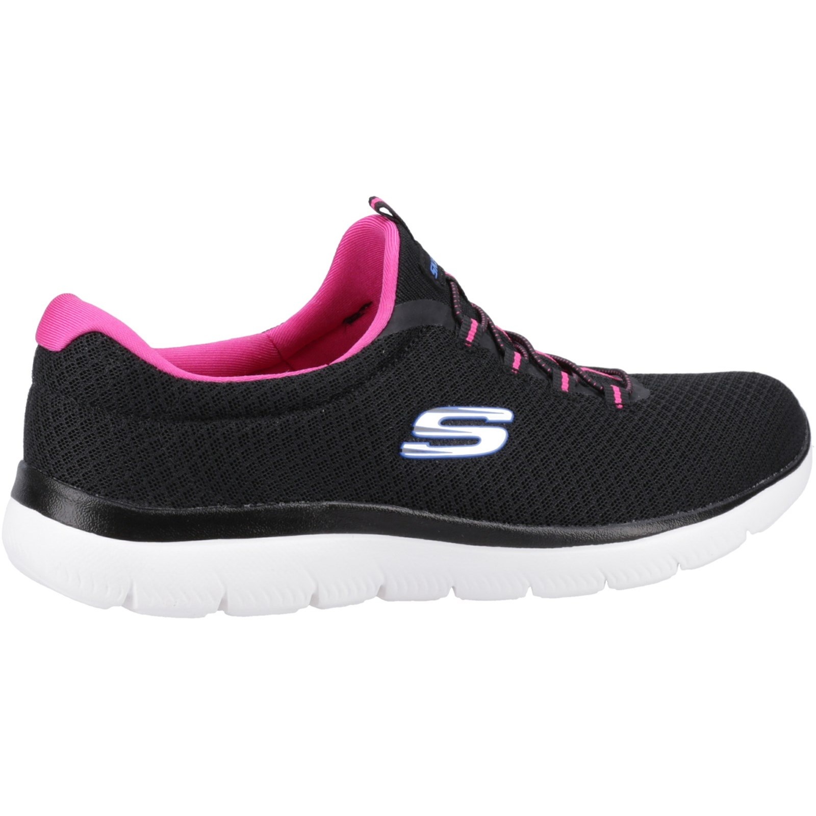 Skechers Summits Black/Hot Pink