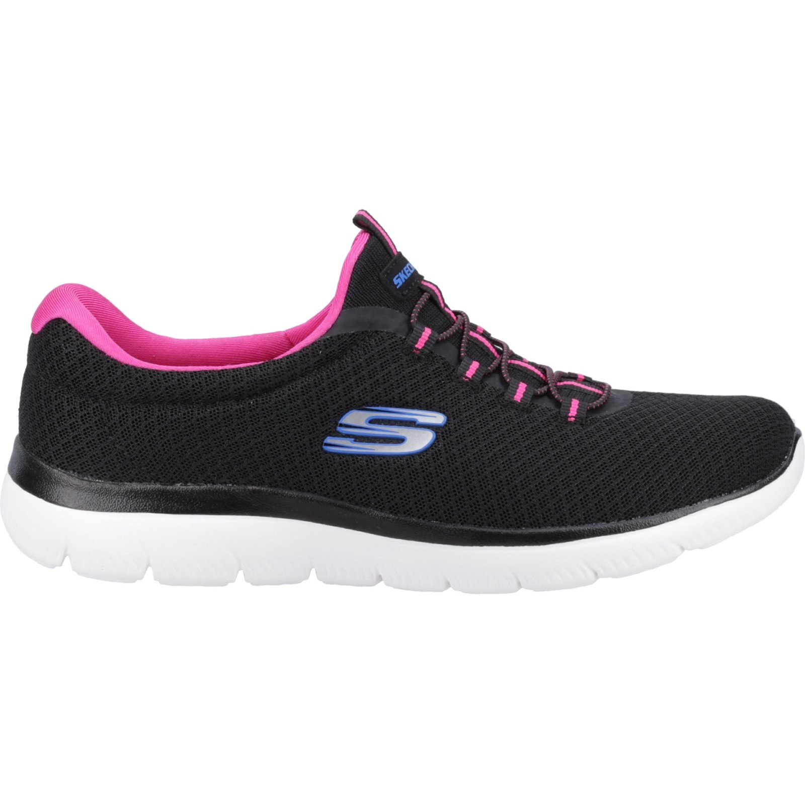 Skechers Summits Black/Hot Pink