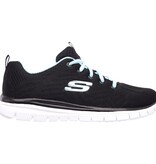 Skechers Graceful Get Connected Black/Turquoise