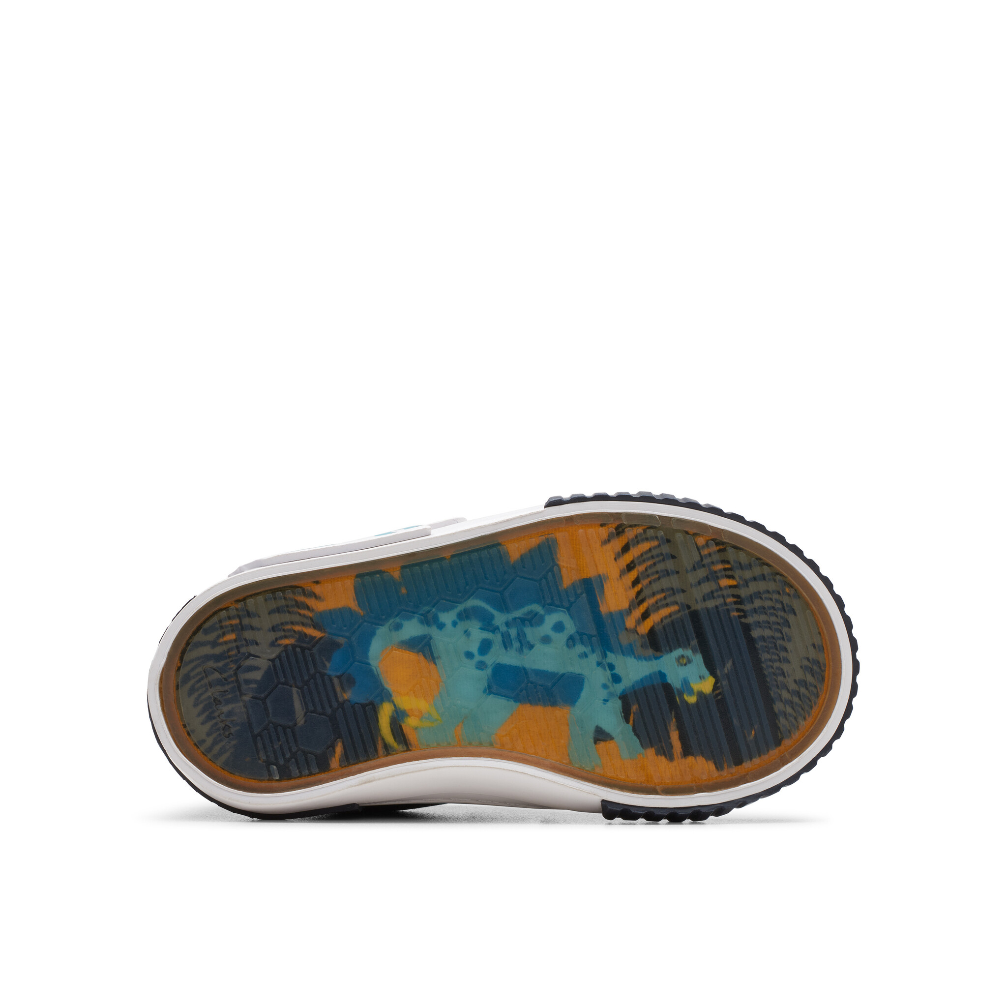 Clarks Foxing Tail Navy Combi Infant