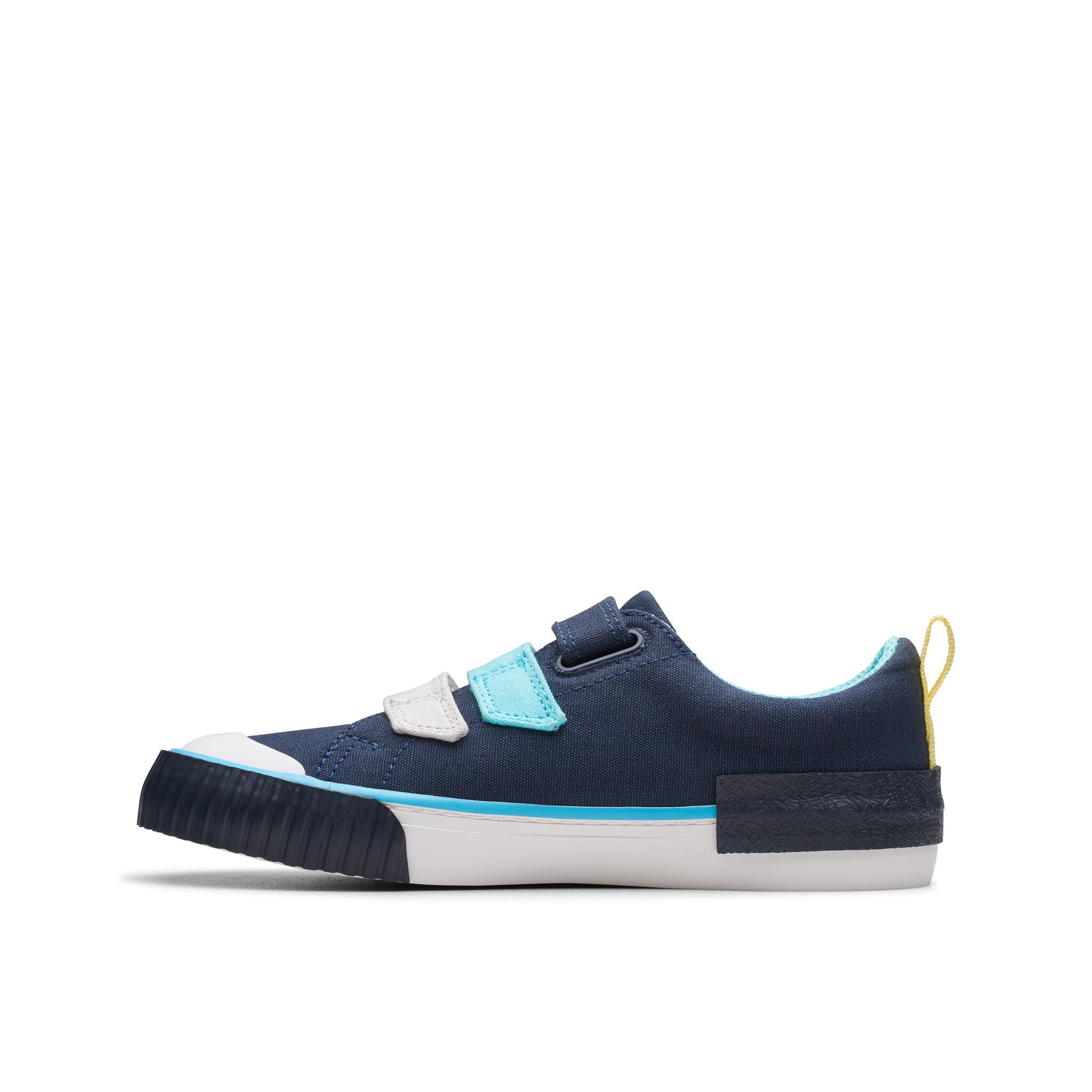 Clarks Foxing Tail Navy Combi Junior