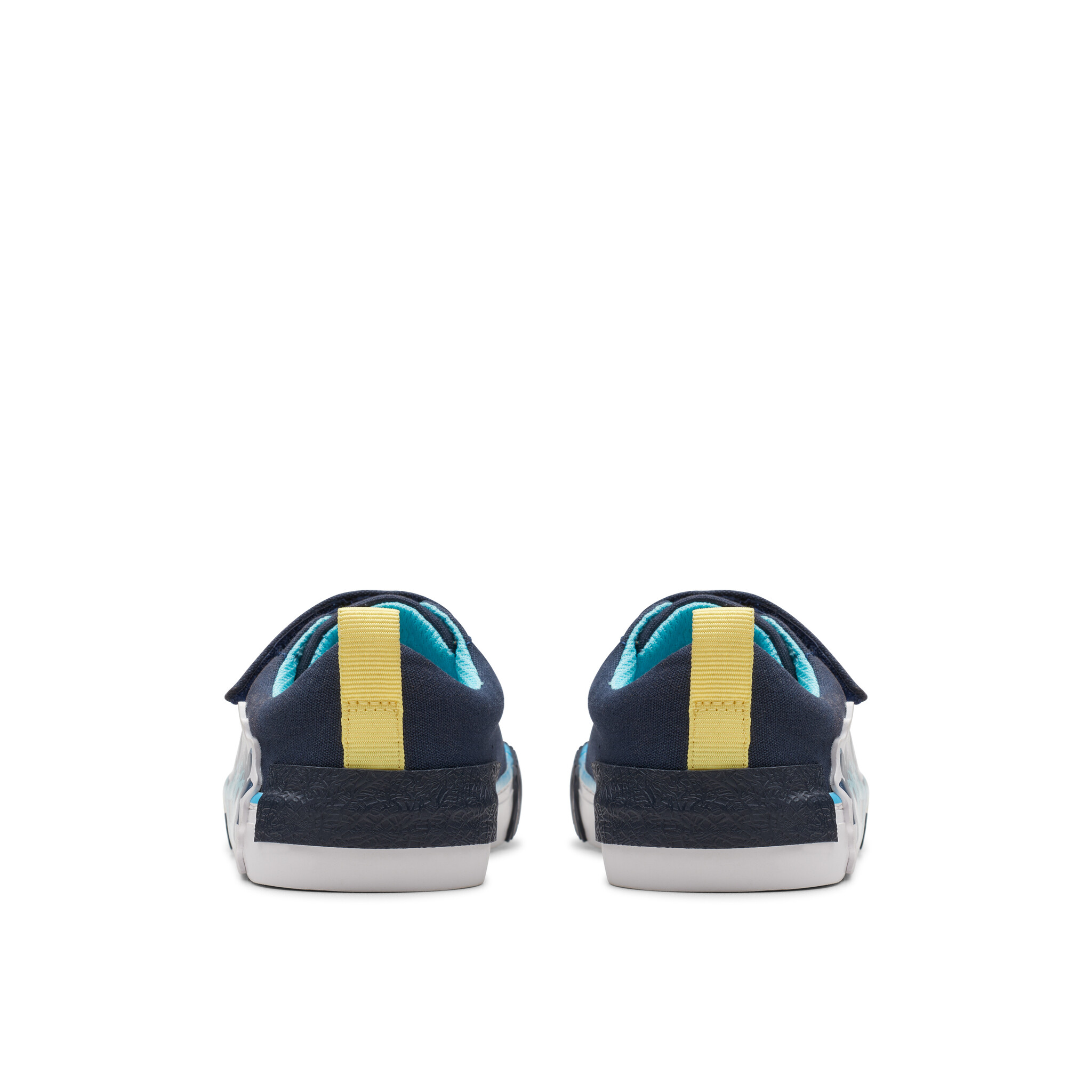 Clarks Foxing Tail Navy Combi Junior