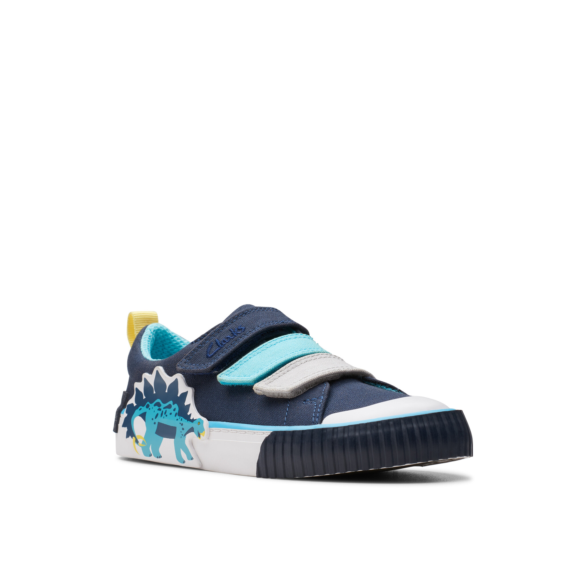 Clarks Foxing Tail Navy Combi Junior