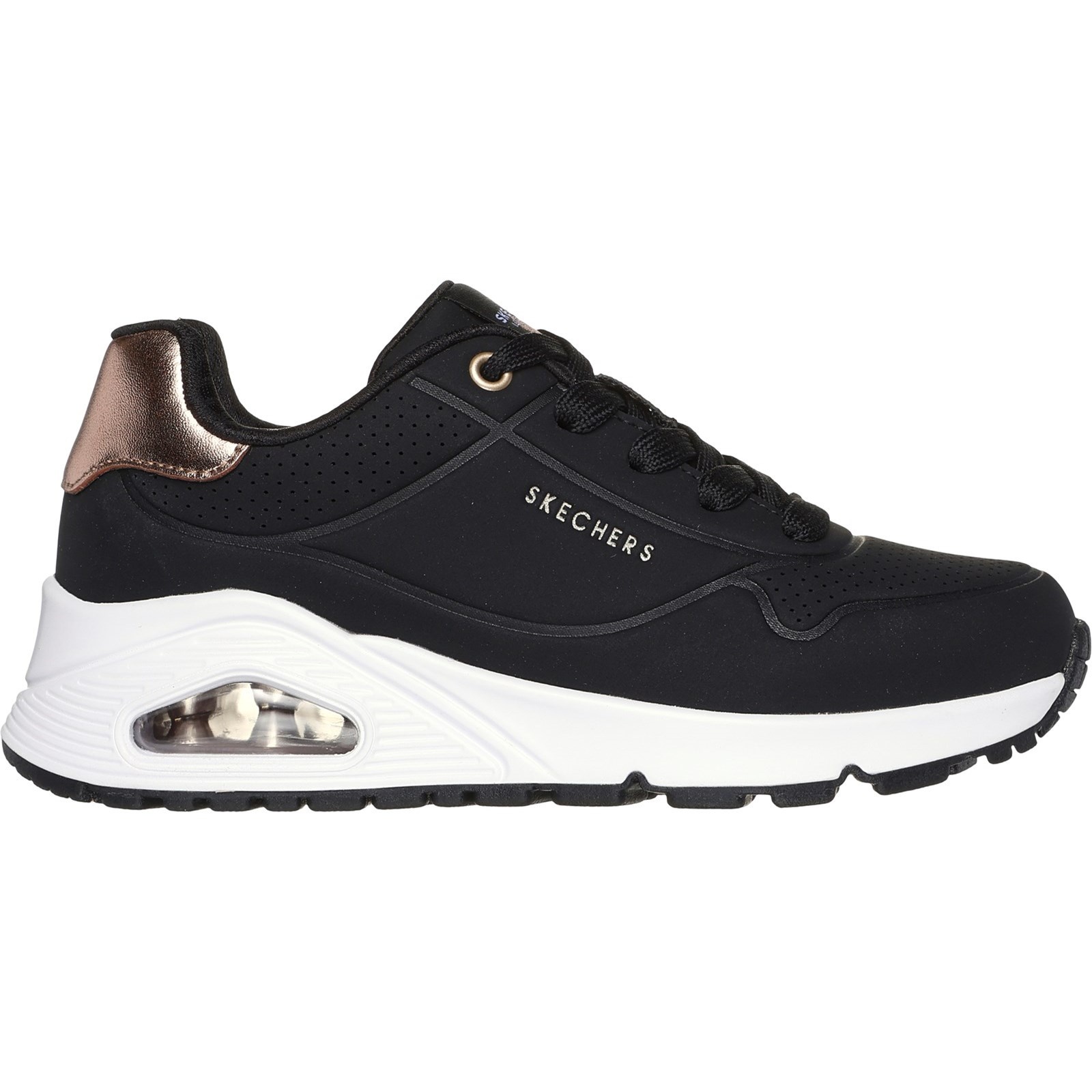 Skechers Uno Gen1 Shimmer Away Black