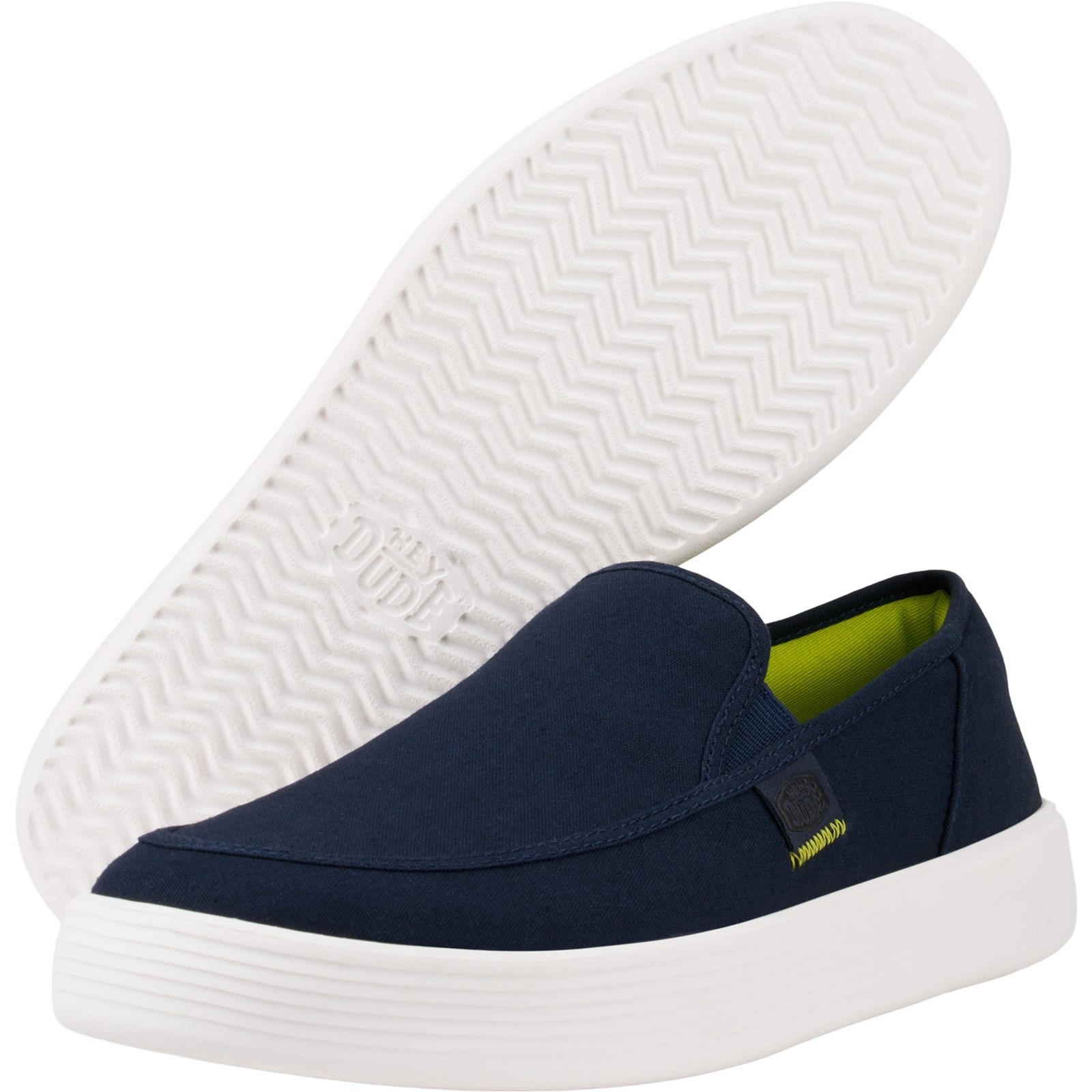 Hey Dude Sunapee Canvas Navy/White