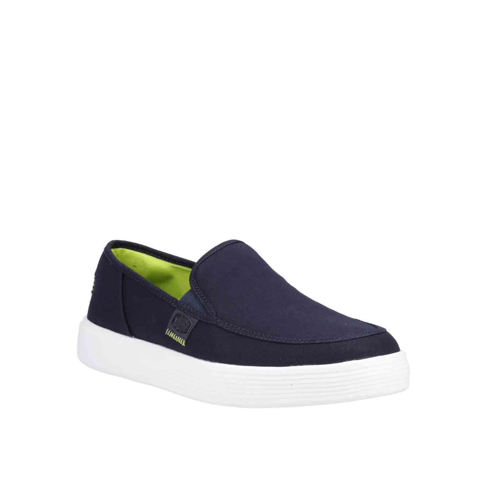 Hey Dude Sunapee Canvas Navy/White