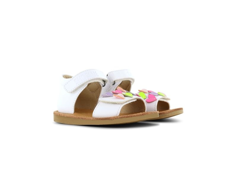 Shoesme White Multicolor Heart