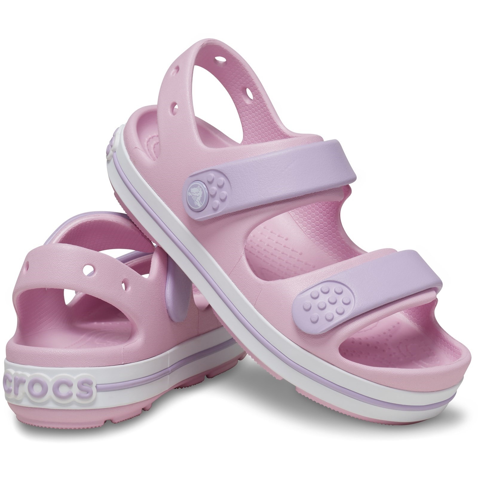 Crocs Cruiser Sandal Pink/Lavender Kids