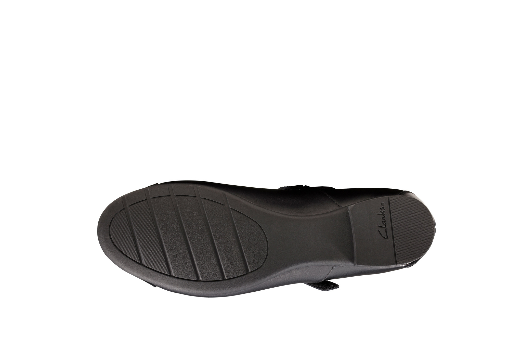 Clarks Scala Gem  Black Leather Infant