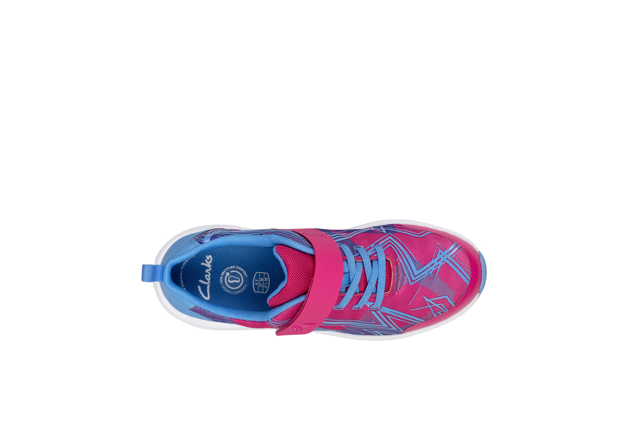 Clarks Aeon Pace Pink Combi Youth