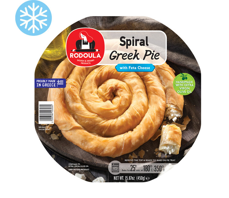 Spiral Greek Cheese Pie van Rodoula verkrijgbaar bij Goods&More Goods