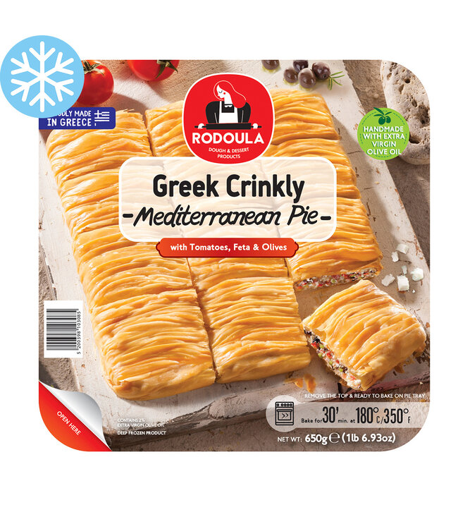 Rodoula Greek Crinkly Mediterranean Pie - 12 st