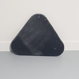 RHRQuality Triangular Middle Plate - 60x50 Maine Coon Fantasy Dark Grey