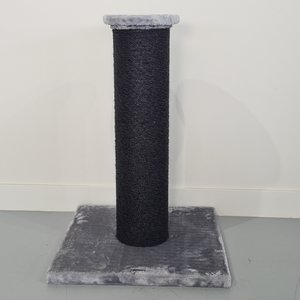 RHRQuality XXL Scratch Post for Big Cats - Cat Giant Style 80 Blackline Light Grey