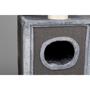 RHRQuality Cat Tree Cat Paradise Plus Light Grey