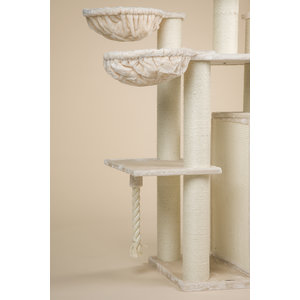 RHRQuality Cat Tree Cat Paradise Plus Cream