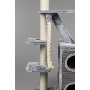 RHRQuality Cat Tree Cat Penthouse PLUS Light Grey