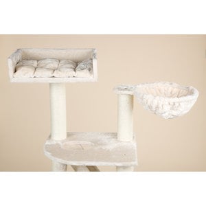 RHRQuality Cat Tree Cat Penthouse Cream