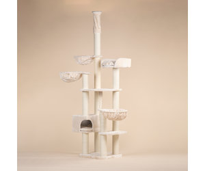 space saving cat tree