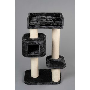 RHRQuality Cat Tree Devon Rex Dark Grey