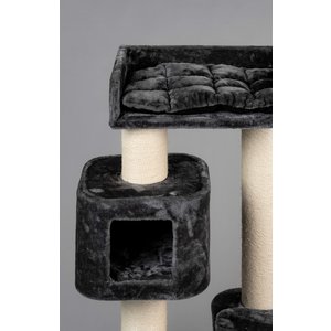 RHRQuality Cat Tree Devon Rex Dark Grey