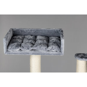 RHRQuality Cat Tree Kilimandjaro de Luxe Crown Light Grey