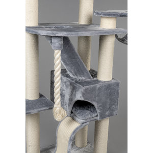 RHRQuality Cat Tree Kilimandjaro de Luxe Crown Light Grey