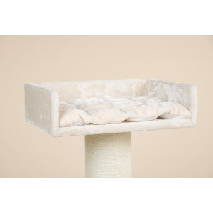 RHRQuality Cat Tree Maine Coon Lounge Cream