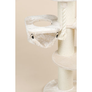 RHRQuality Cat Tree Maine Coon Sleeper Crown Plus Cream