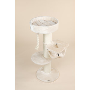 RHRQuality Cat Tree Maine Coon Sleeper Crown Cream