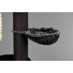 RHRQuality Cat Tree Maine Coon Sleeper de Luxe Blackline Dark Grey