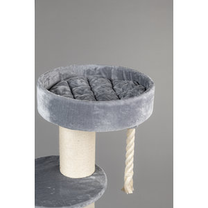 RHRQuality Cat Tree Maine Coon Sleeper Light Grey