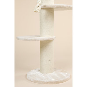 RHRQuality Cat Tree Maine Coon Sleeper Cream