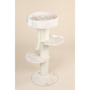 RHRQuality Cat Tree Maine Coon Sleeper Cream